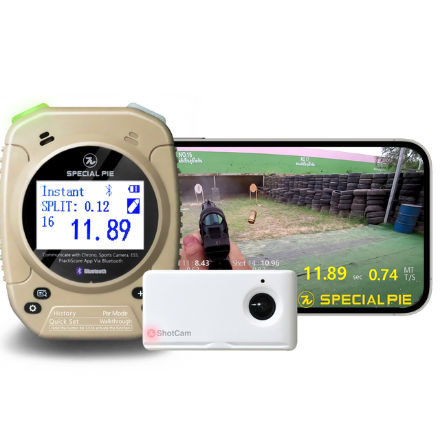Shooting Action Camera for Training Recording and Performance Review