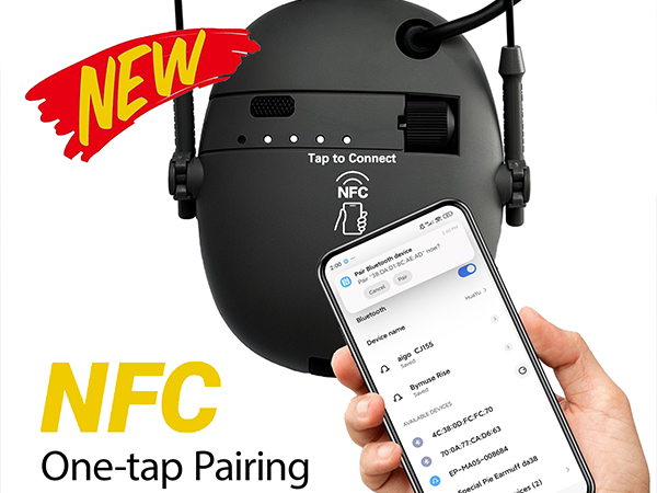 E2 / E2 Pro Bluetooth Shooting Earmuff – New Feature Upgrade