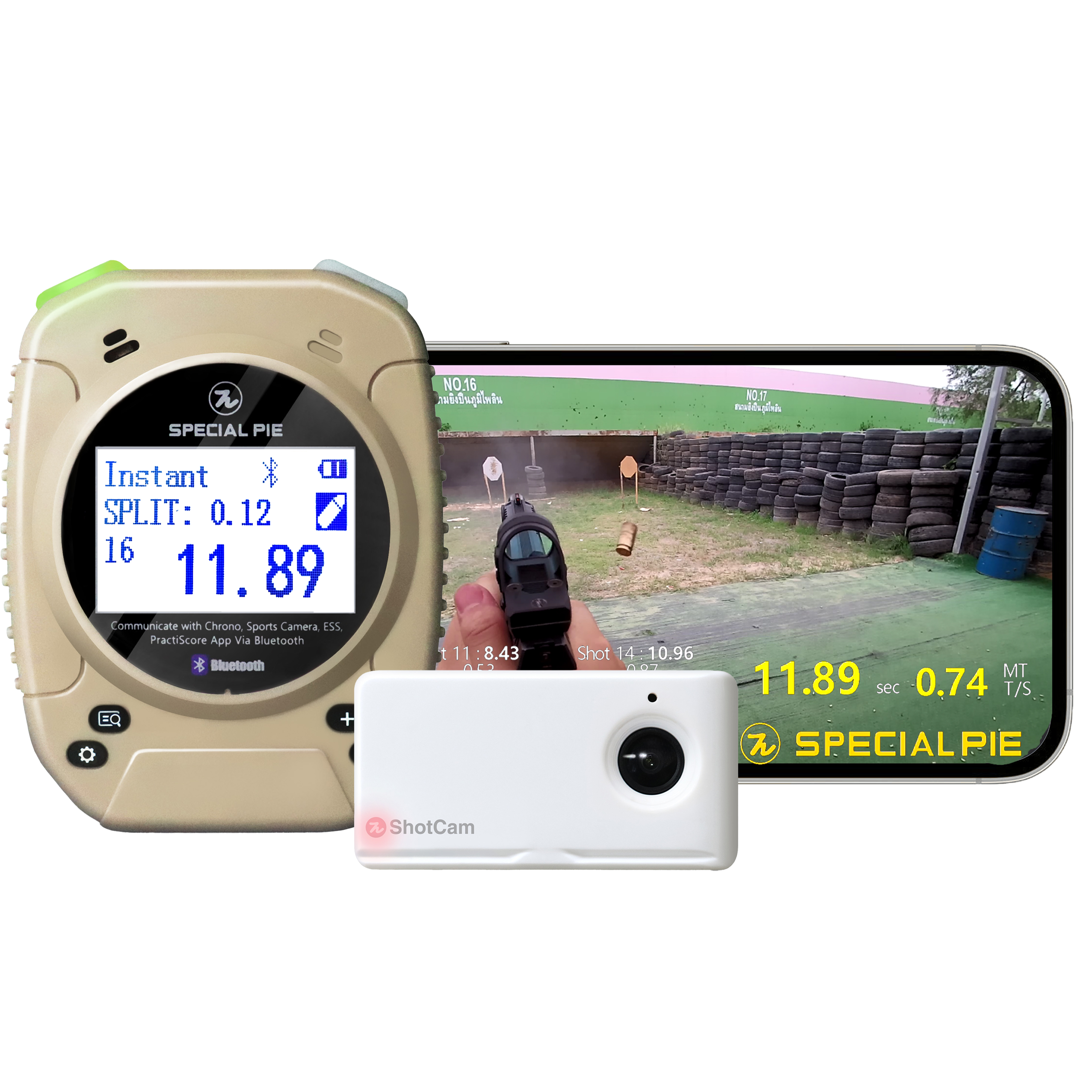 Shooting Action Camera for Training Recording and Performance Review