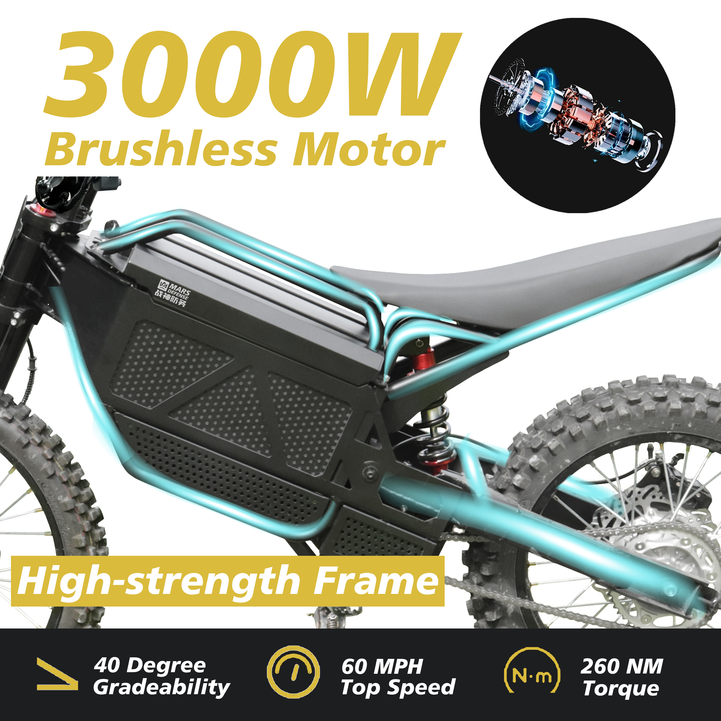 Electric Off-Road Motorcycle