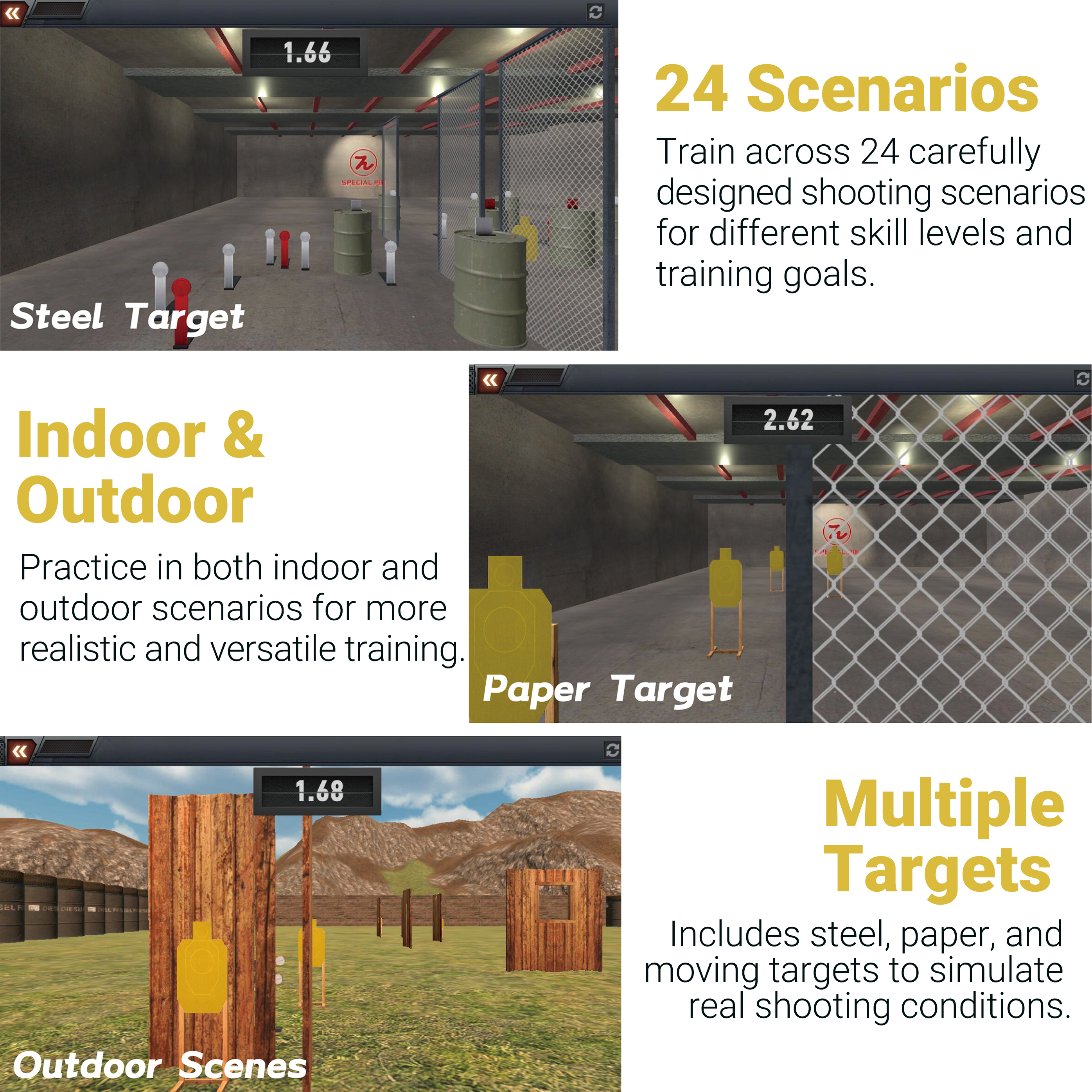 Projection Laser Shooting Training System