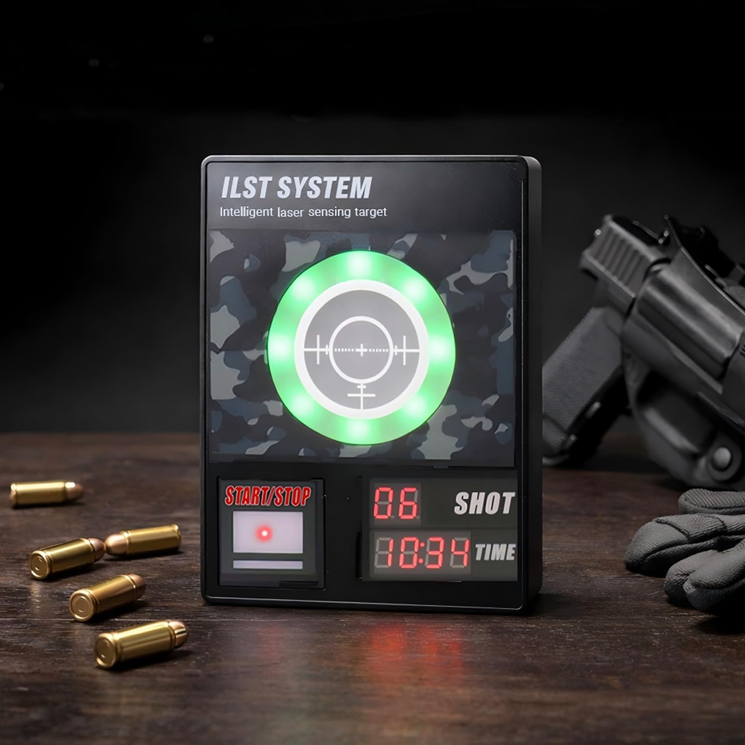 Dry Fire Laser Training System, Laser Target with Laser Training Cartridge