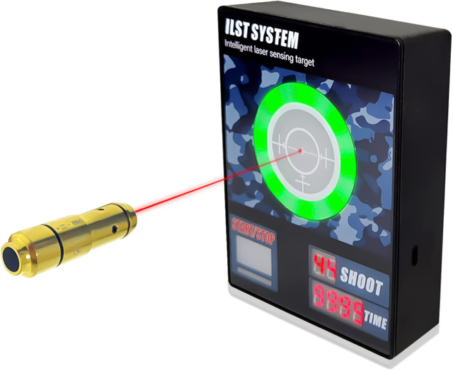 Dry Fire Laser Training System, Laser Target with Laser Training Cartridge
